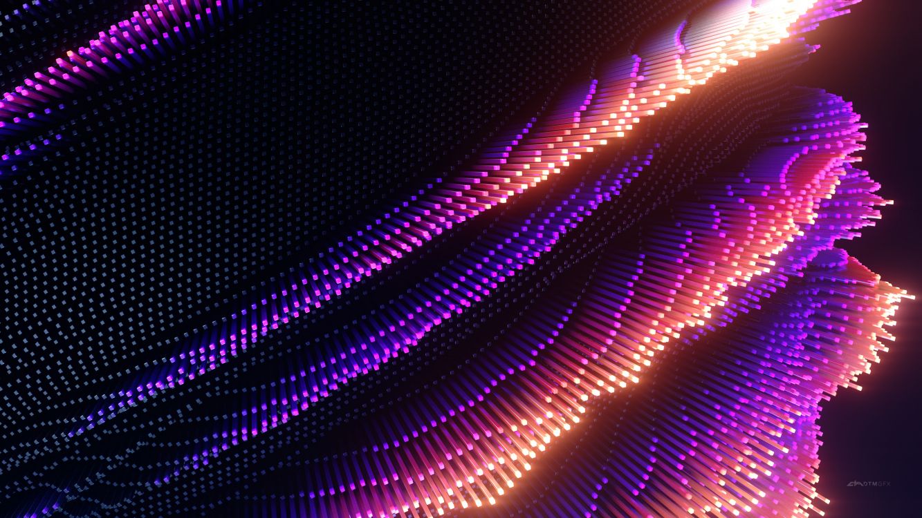 Abstract lighting and technology graphic